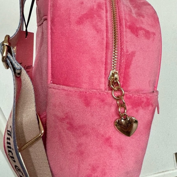 NWT Juicy Couture Velour Pink Lemonade Rainbow Backpack mini Y2K 90’s Vibe main image 11